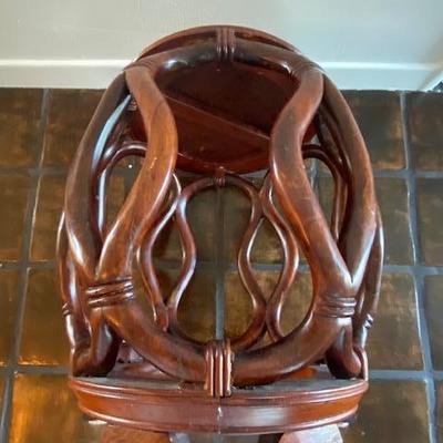 CHINESE stool or side table- vintage 1960's