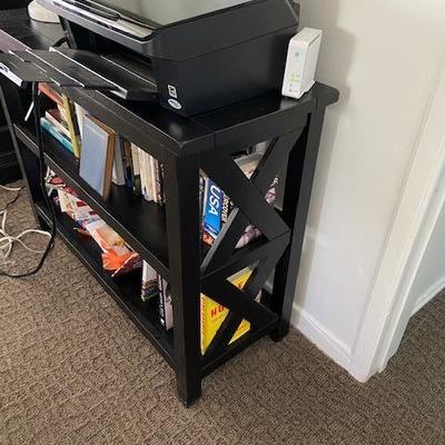 Pair (2) Cost Plus World Market Antique black VERONA bookshelf