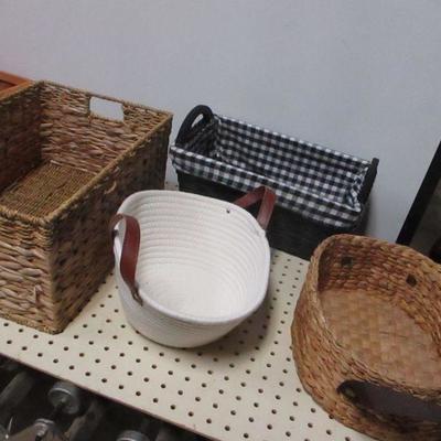 Lot 35 - Variety Of Baskets