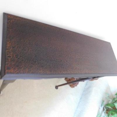 Tall Wood Accent Table 29