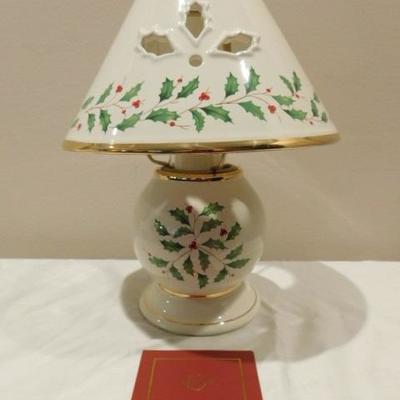 Lenox Candle Lamp with Box