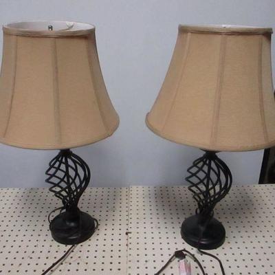 Lot 42 - Pair Of Lamps