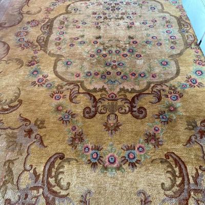 Lot # 447 Oriental Style Floral Rug 13 '4