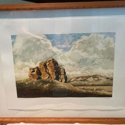 Lot #466 Watercolor Painting by David Kennedy 