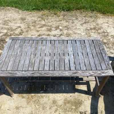 Lot # 479 Outdoor Lounge Chairs with Table 