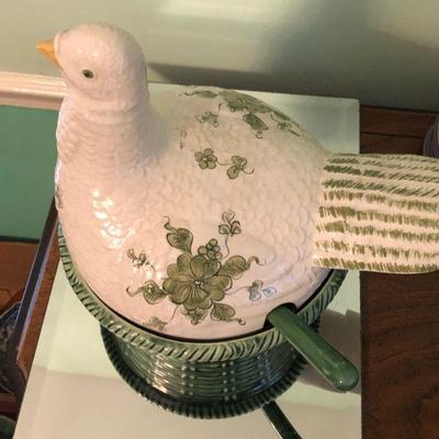 Fowl Soup Tureen
