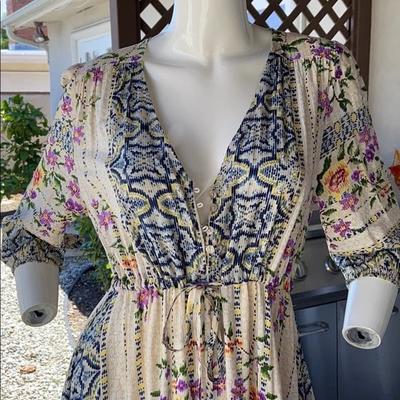 JAASE Australia maxi boho peasant dress TESSA