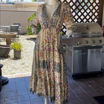 JAASE Australia maxi boho peasant dress TESSA