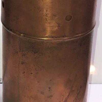 Lot #62; Antique Copper Scientific Test Tube Boiler By Arthur H Thomas Co, ATH CO