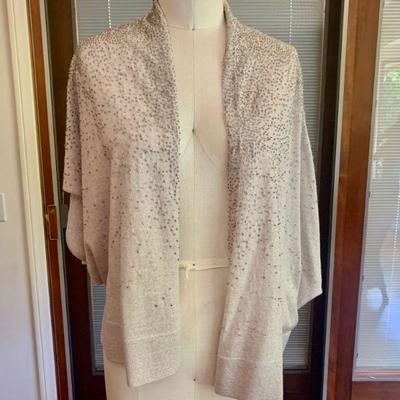 IB 24. EILEEN FISHER BEADED SWEATER 
