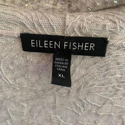 IB 24. EILEEN FISHER BEADED SWEATER 