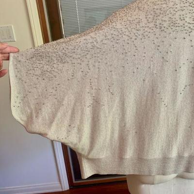 IB 24. EILEEN FISHER BEADED SWEATER 