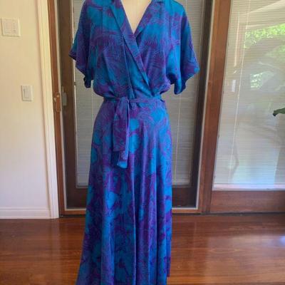 IB 38. DISEGNI BY PEREZ VINTAGE SILK DAY DRESS