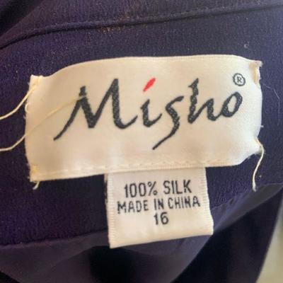 IB 40. MISHO ASIAN STYLE SILK PANTS & LONG SLEEVE TOP