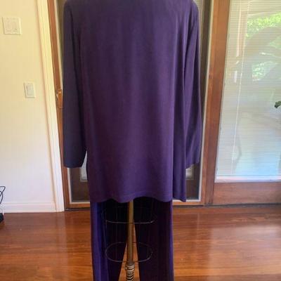 IB 40. MISHO ASIAN STYLE SILK PANTS & LONG SLEEVE TOP