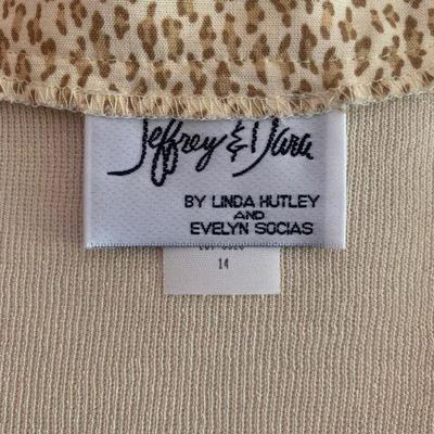 IB 41. VINTAGE DESIGNER JEFFREY & DARA ANIMAL PRINT w/TAGS