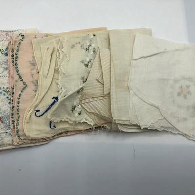 Lot of Vintage Handkerchiefs