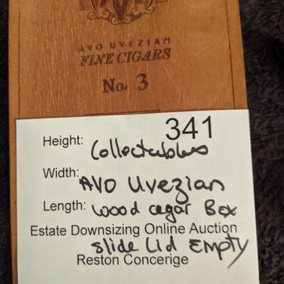 Lot 341  - Handmade Cigar Box 
