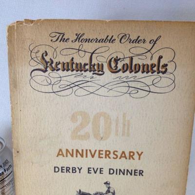 Kentucky Colonels Booklet 
