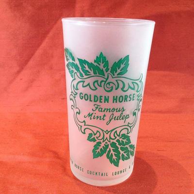 Golden Horse Collector's Glass