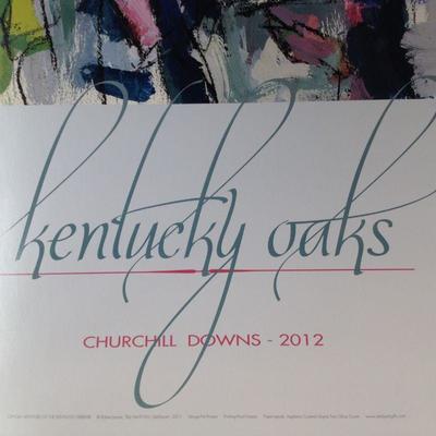 Kentucky Oaks Poster 2012