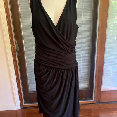 IB 50  SEXY RALPH LOREN LITTLE BLACK DRESS LACE BACK
