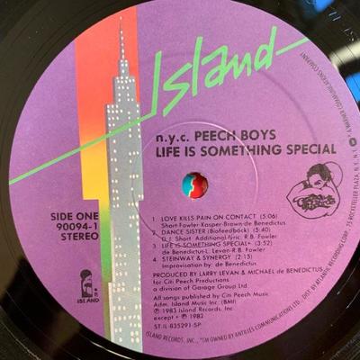 N.Y.C. Peech Boys ~ Life Is Something Special