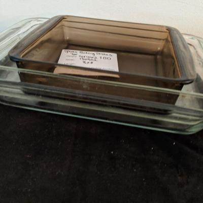 Lot 180 - Glass  Baking  Dishes