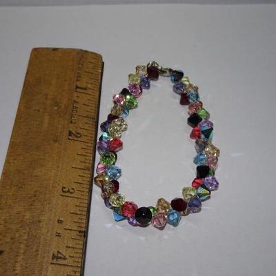 Sweet Little Multi Colored Crystal Bracelet 