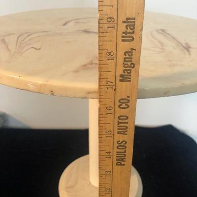 #157 Homemade marble table