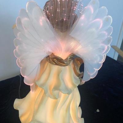 #160 Fiber optic Angel Statue