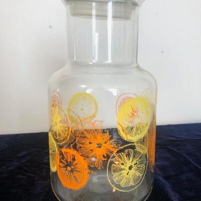 #161 Retro Pyrex Juice pitcher, lemons and oranges