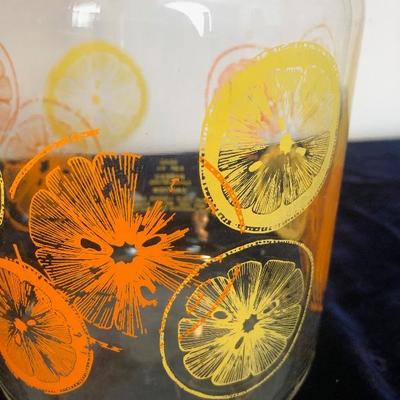 #161 Retro Pyrex Juice pitcher, lemons and oranges