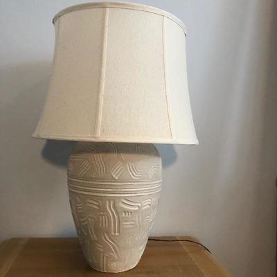 #174 Tribal Lamp with shade, 
