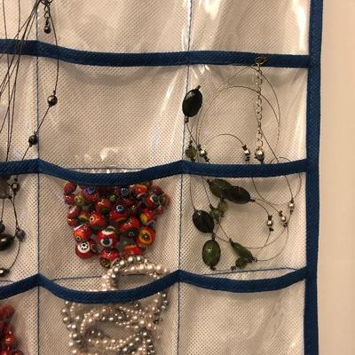 #181 Hanger/Organizer of used costume jewelry