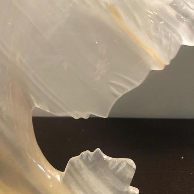 #207 Mother and child stone statue