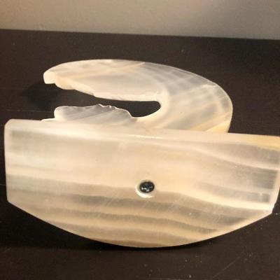 #207 Mother and child stone statue