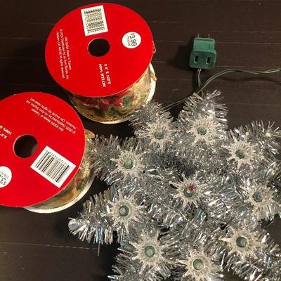 #208 Christmas Star and Christmas Ribbon