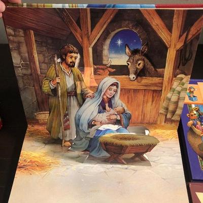 #212 Lot of 3 Christmas pop-up books