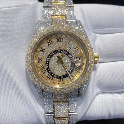 18k gold diamond watch