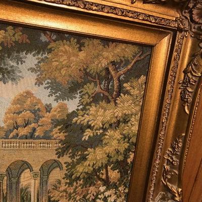 #216 Large Framed Tapestry 