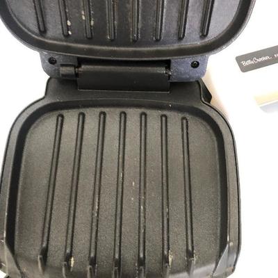 #232 Waffle maker and mini Forman grill 
