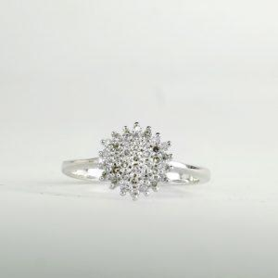 white gold diamond ring