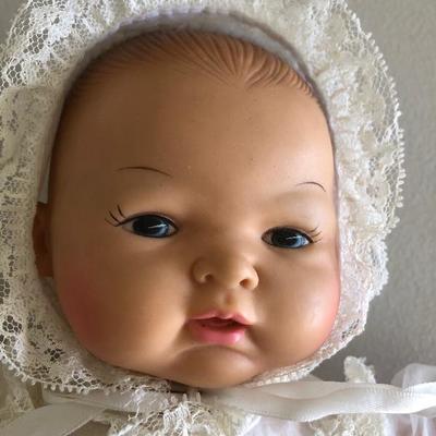 #272  Baby doll dressed in white gown