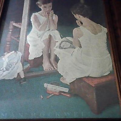 norman rockwell on canvas