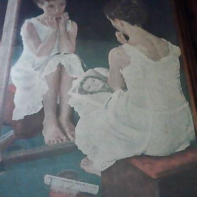norman rockwell on canvas
