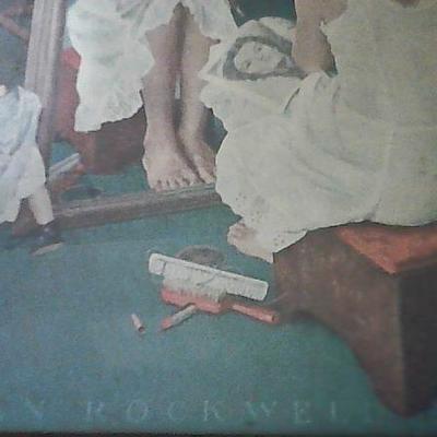 norman rockwell on canvas