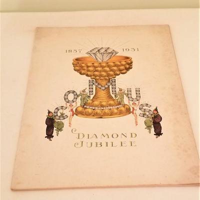 Lot #69  Mystick Krewe of Comus - Diamond Jubilee Bulletin - 1931