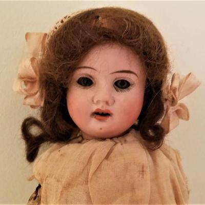 Lot #74 Antique German China Head Doll