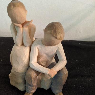 WILLOW TREE FIGURINES - BROTHER AND SISTER